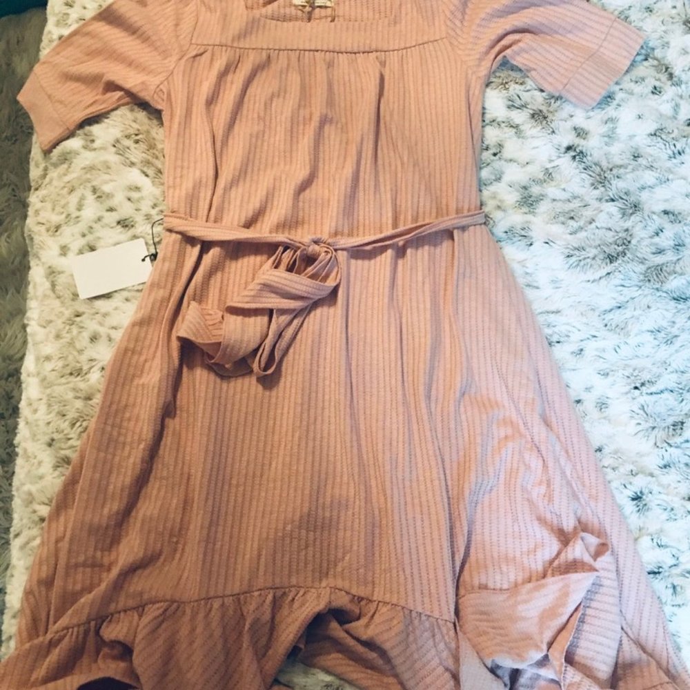 LONG PINK DRESS